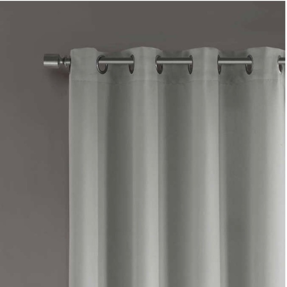 Beautyrest Black Luxurious Magnetic Closure Window Curtain, 2-Pack - Picture 7 of 16